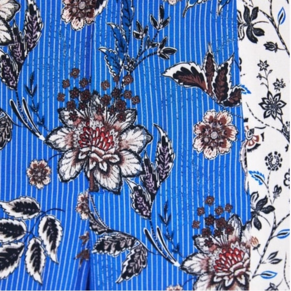 Zara Patchwork Print Pants - image 3